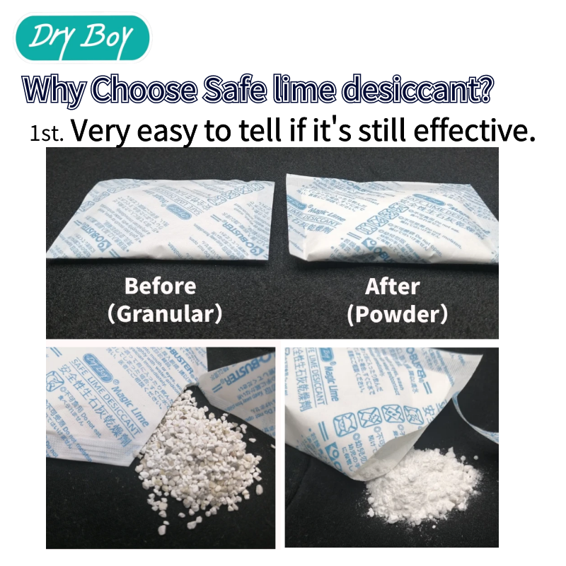 Halal Certified O-BUSTER DryBoy Safe LimeDesiccant/ Silica Gel/Moisture ...
