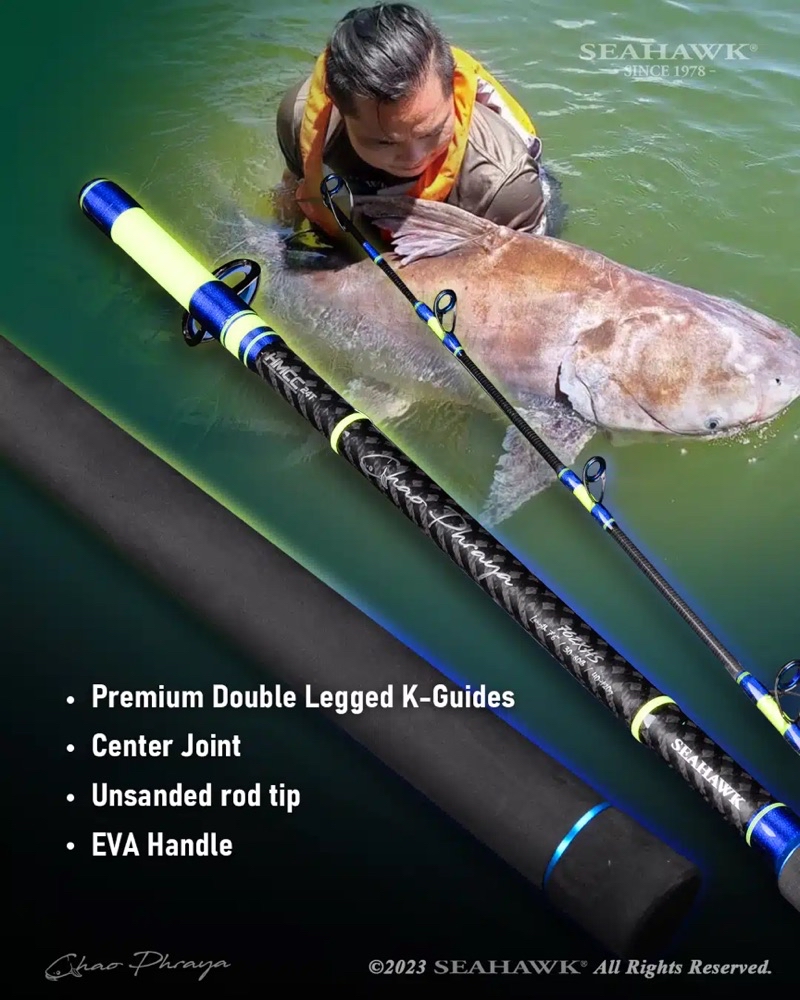 SEAHAWK Chao Phraya Monster Hunter Series Spinning Rod Heavy Game ...