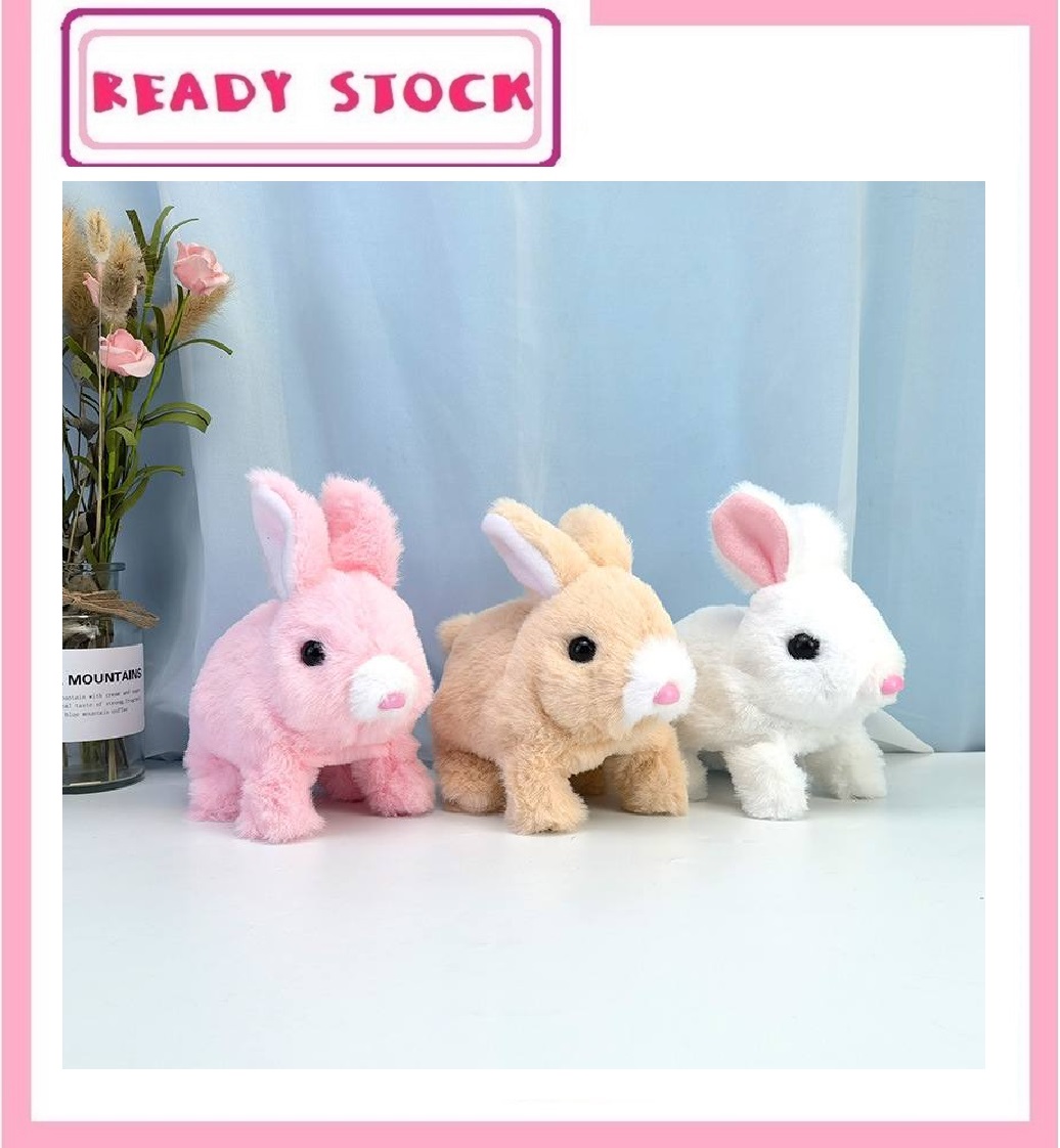 Rabbit Electronic Plush Robot Toy For Kid Rabbit Walking Play Toys For ...