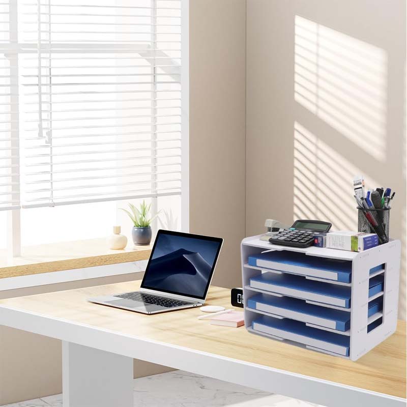 𝐍𝐄𝐀𝐓 𝐎𝐑𝐃𝐄𝐑 5/7 Layers Multipurpose A4 Paper Rack Document Tray Table ...