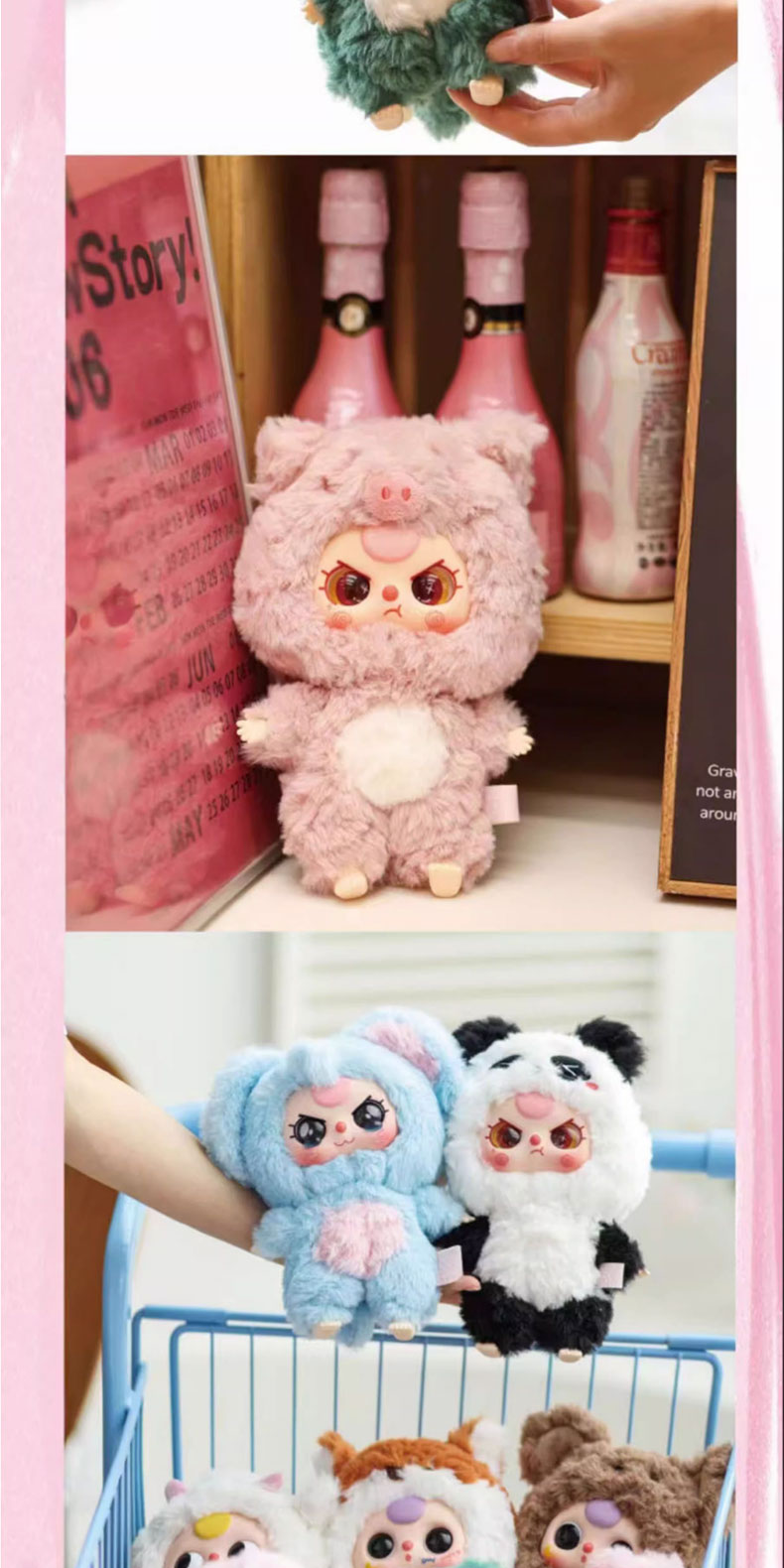 Original Baby Three V3 Blind Box Plush Doll 娃三岁大可爱毛织盲盒 | Shopee Malaysia
