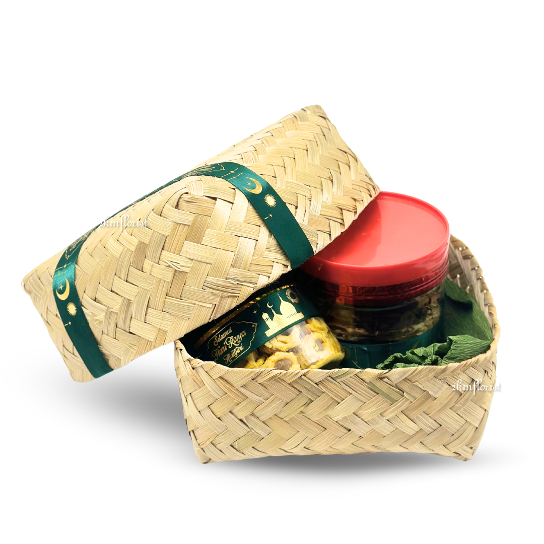 BESEK BAMBOO Goodies perkahwinan basket Souvenir dulang Raya 2025 ...
