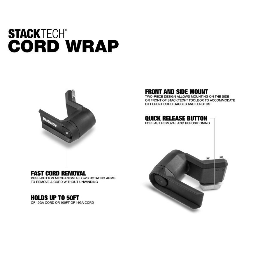 TOUGHBUILT STACKTECH Toolbox Accessories - Fastener/Work Surface/Hanger ...