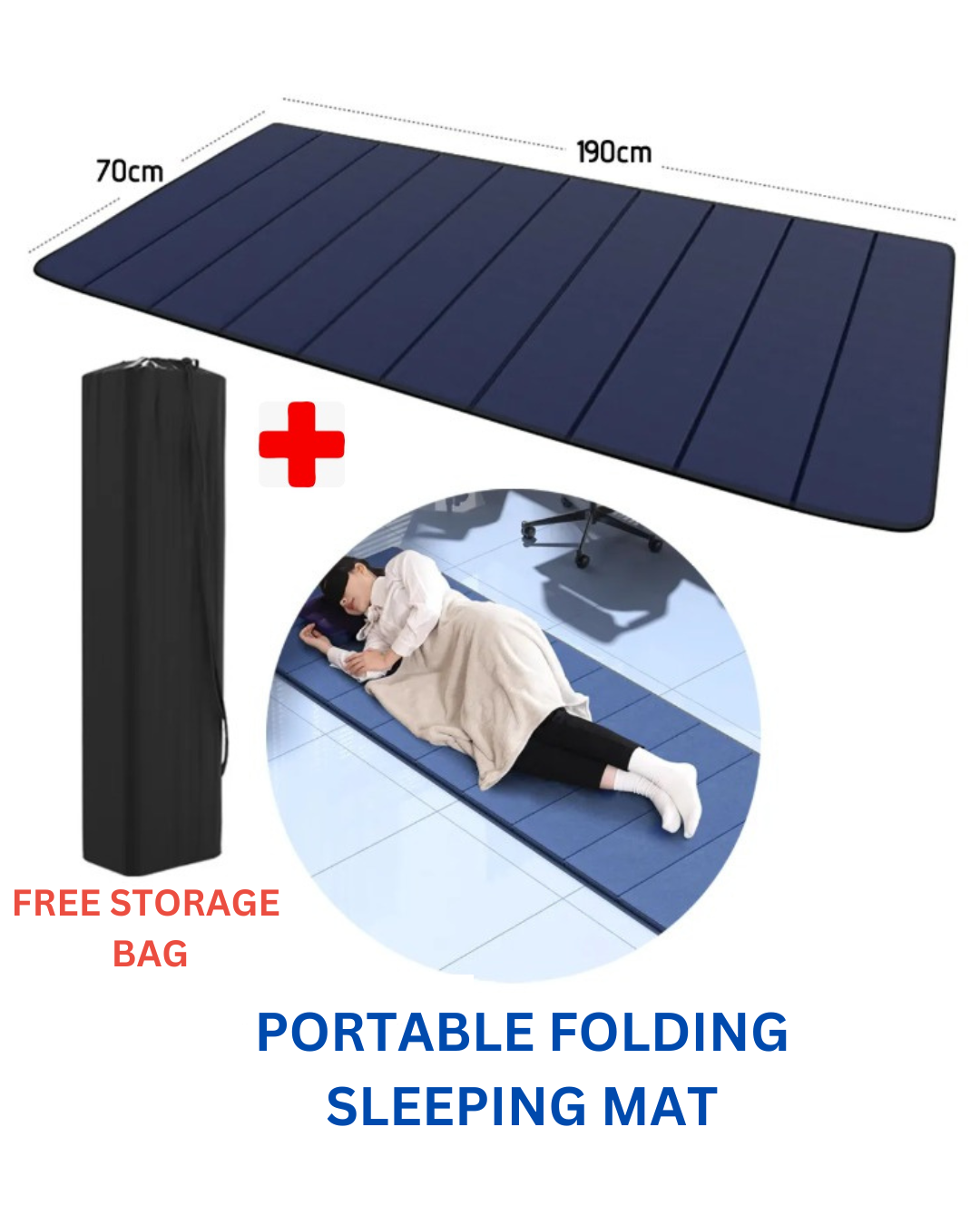 Foldable Sleeping Mat Office Single Lunch Break Nap Mat Camping ...