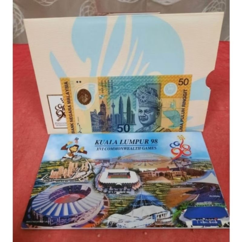 [With Original Folder] 1998 Malaysia KL XVI Commonwealth Games ...