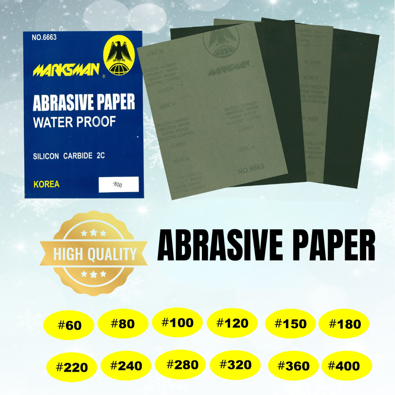 [WATERPROOF] Sand Paper Wet & Dry Sandpaper Abrasive Paper Silicon ...
