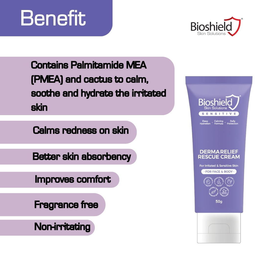 Bioshield Sensitive DermaRelief Rescue Cream 50gm | Shopee Malaysia