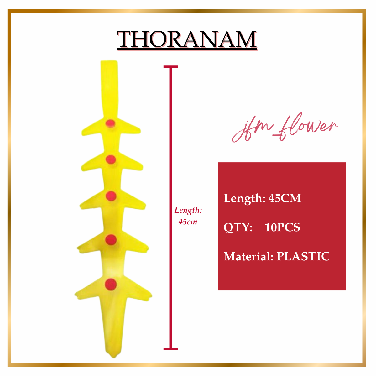 *10pcs* Thoranam Yellow/ Artificial Thoranam/Artificial Home Decoration ...