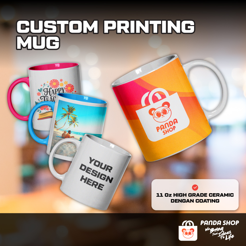 Custom Print White Mug , Magic Mug, Full Color Mug | Shopee Malaysia