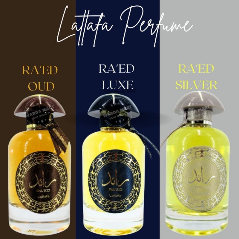 Lattafa Ra'ed Oud ,Silver ,Lux All Range Of Lattafa Ra'ed Perfumes 100% ...