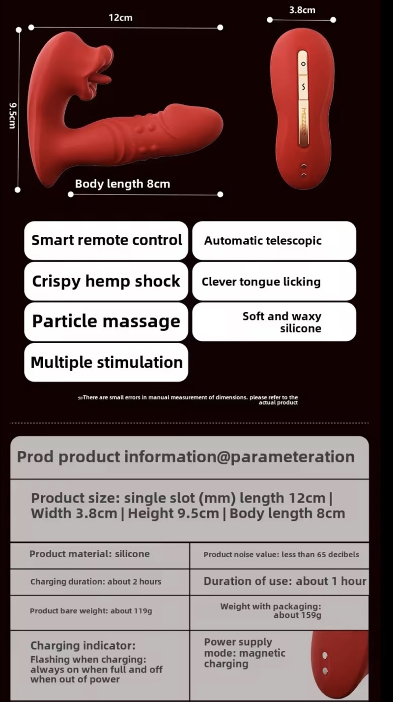 MizZee Vibrator APP Love Egg Lick G-spot Orgasm Telescopic Vibration ...