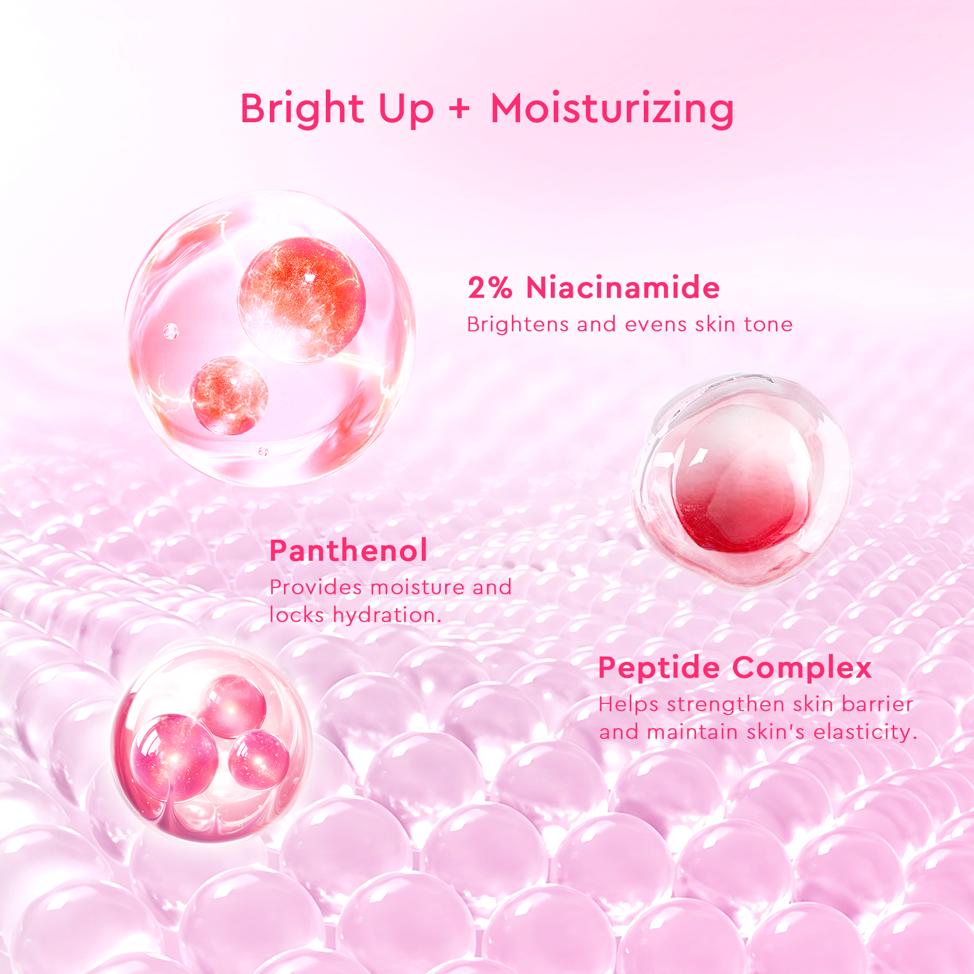 Glad2Glow Double Bright Day Cream Facial Moisturizer Tone Up
