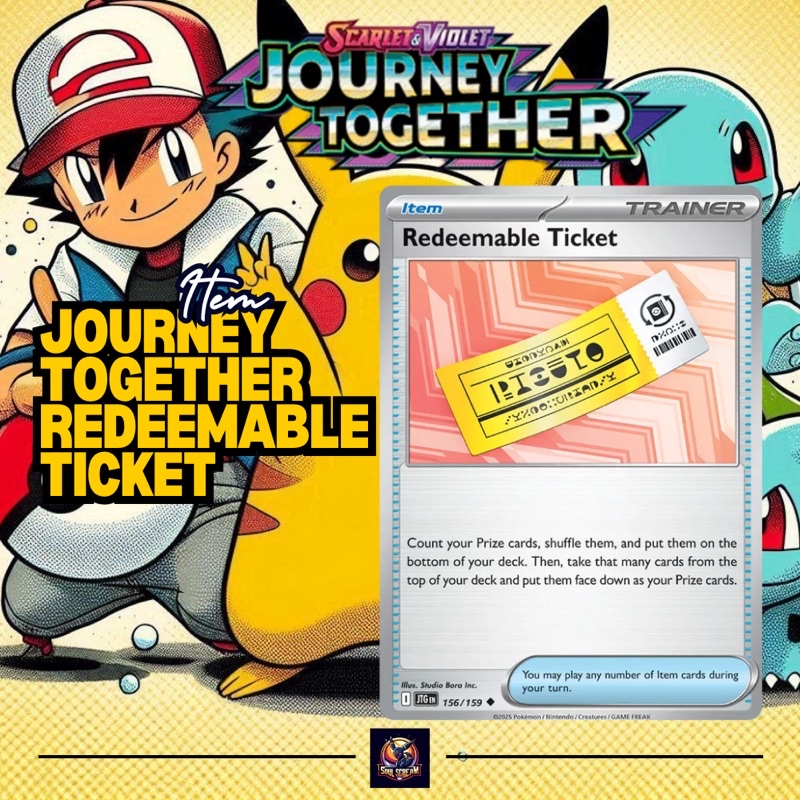 Pokemon TCG Redeemmable Ticket Journey Together | Shopee Malaysia