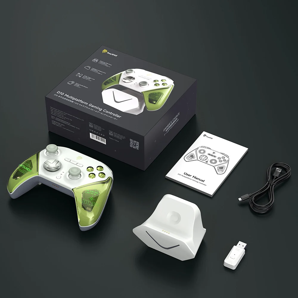 EasySMX D10 Bluetooth Mechanical Controller Wireless Gamepad For PC ...