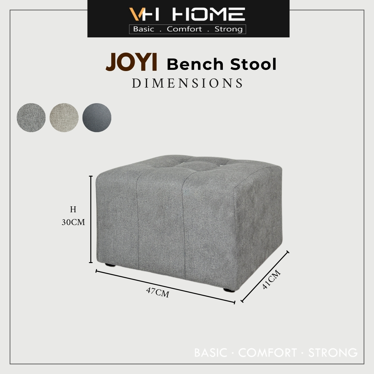 VH MINI BEN Bench Stool Bench Chair Short Stool Kerusi Velvet Bench ...