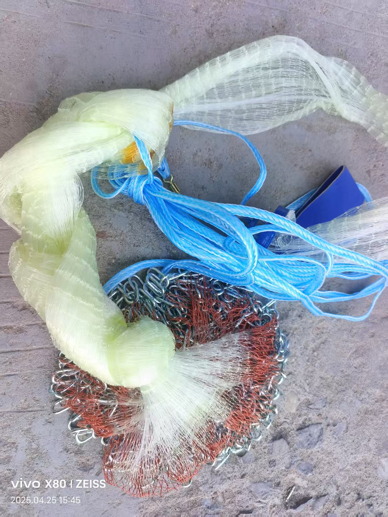 Jala Ikan Hand Casting Net Cast Net Jaring Ikan Jala Ikan 6/7/8/9 Kaki ...