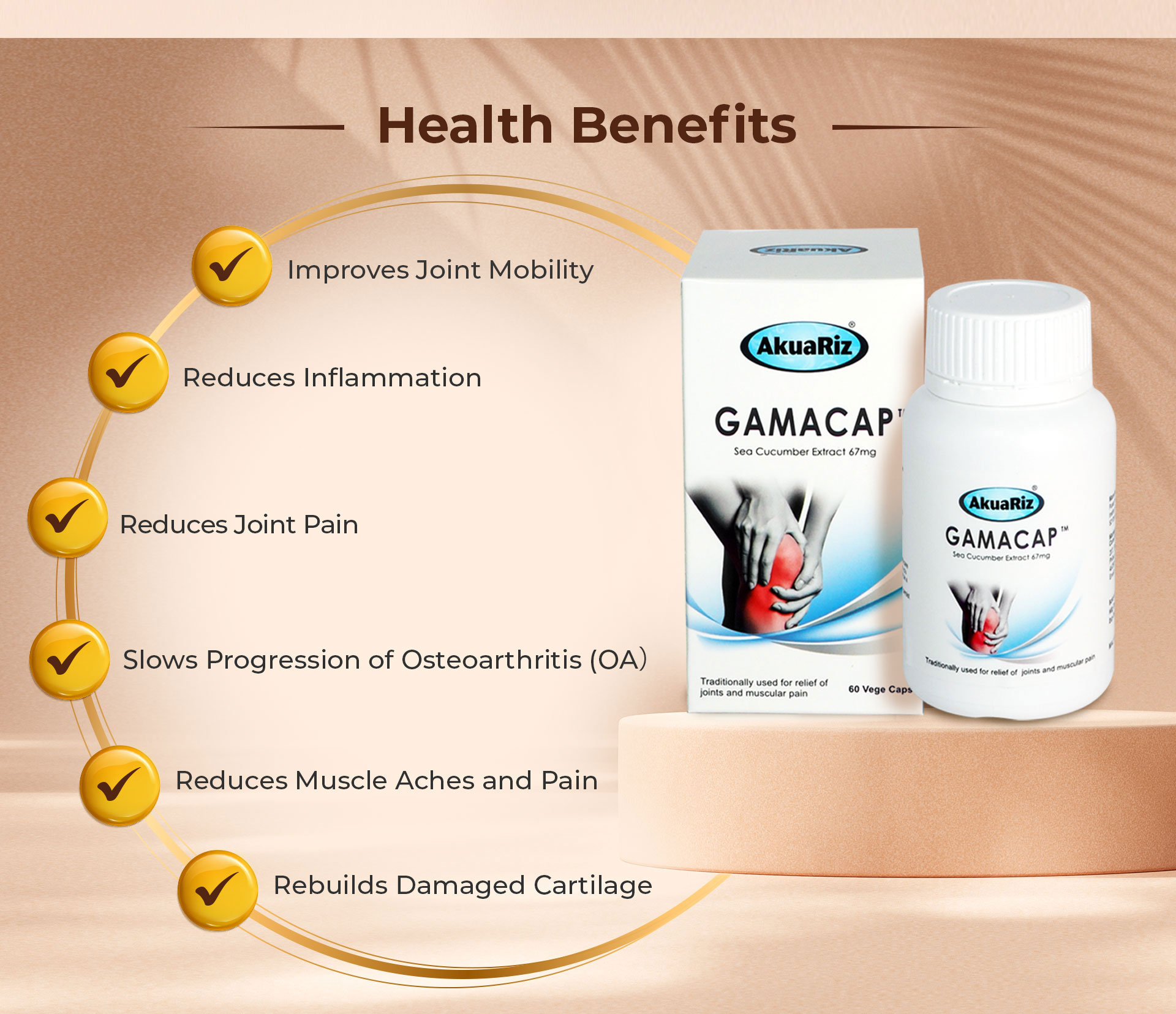 Akuariz Gamacap Gamat Extract (60 Caps) | Shopee Malaysia