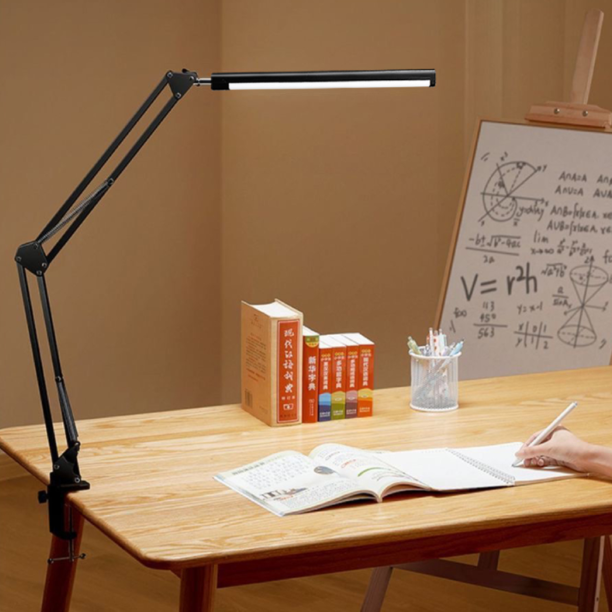 LED Desk Table Lamp with Rotatable Clamp 3 Light Colors Home Decor Eye ...