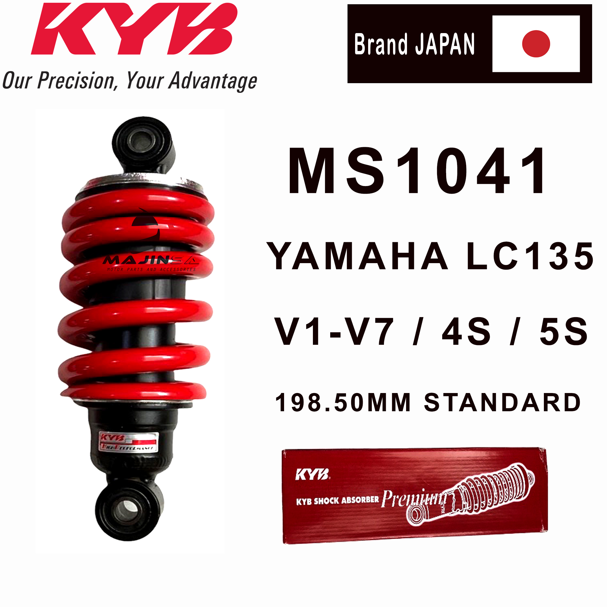 LC135 MONO MONOSHOCK ADJUSTABLE 135LC REAR SHOCK ABSORBER 100% ORIGINAL ...