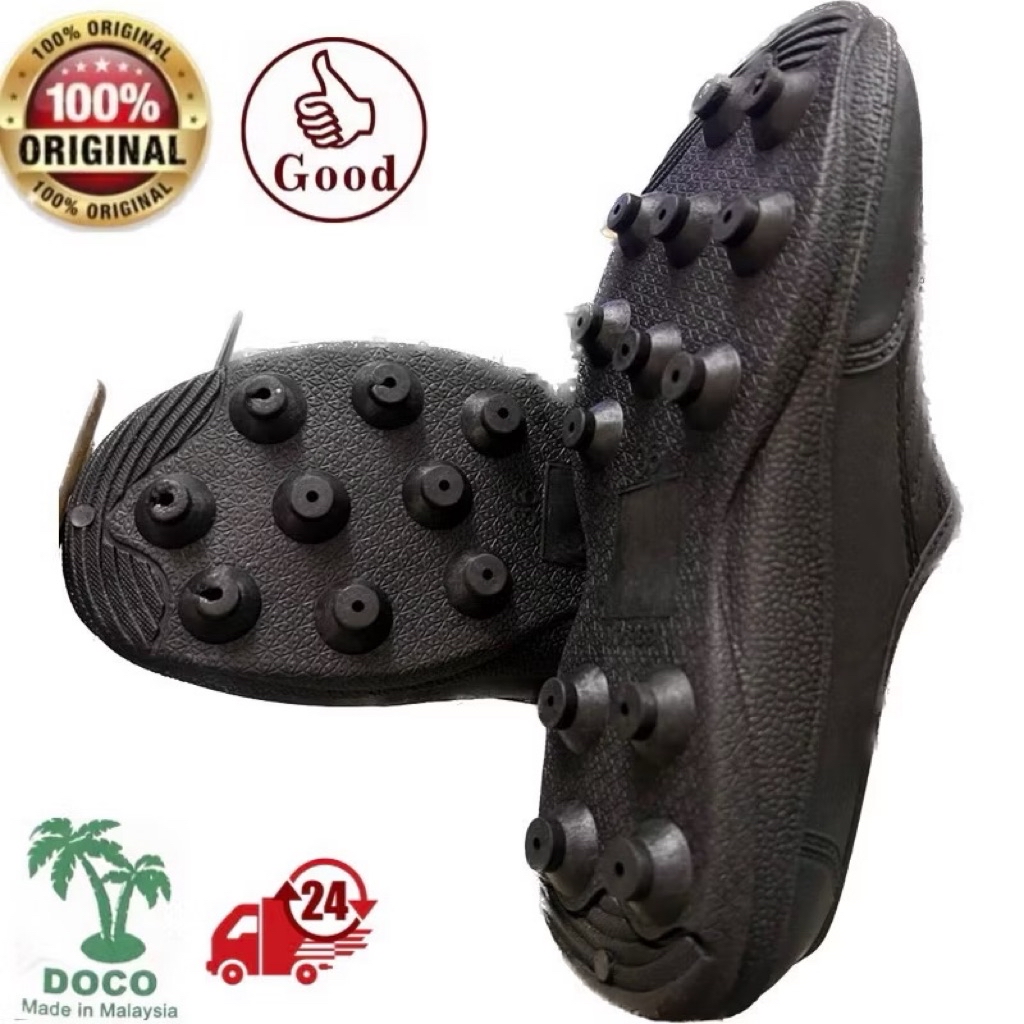 Black Rubber Shoe Rubber Boot For Hiking, Working, Trekking/ Kasut