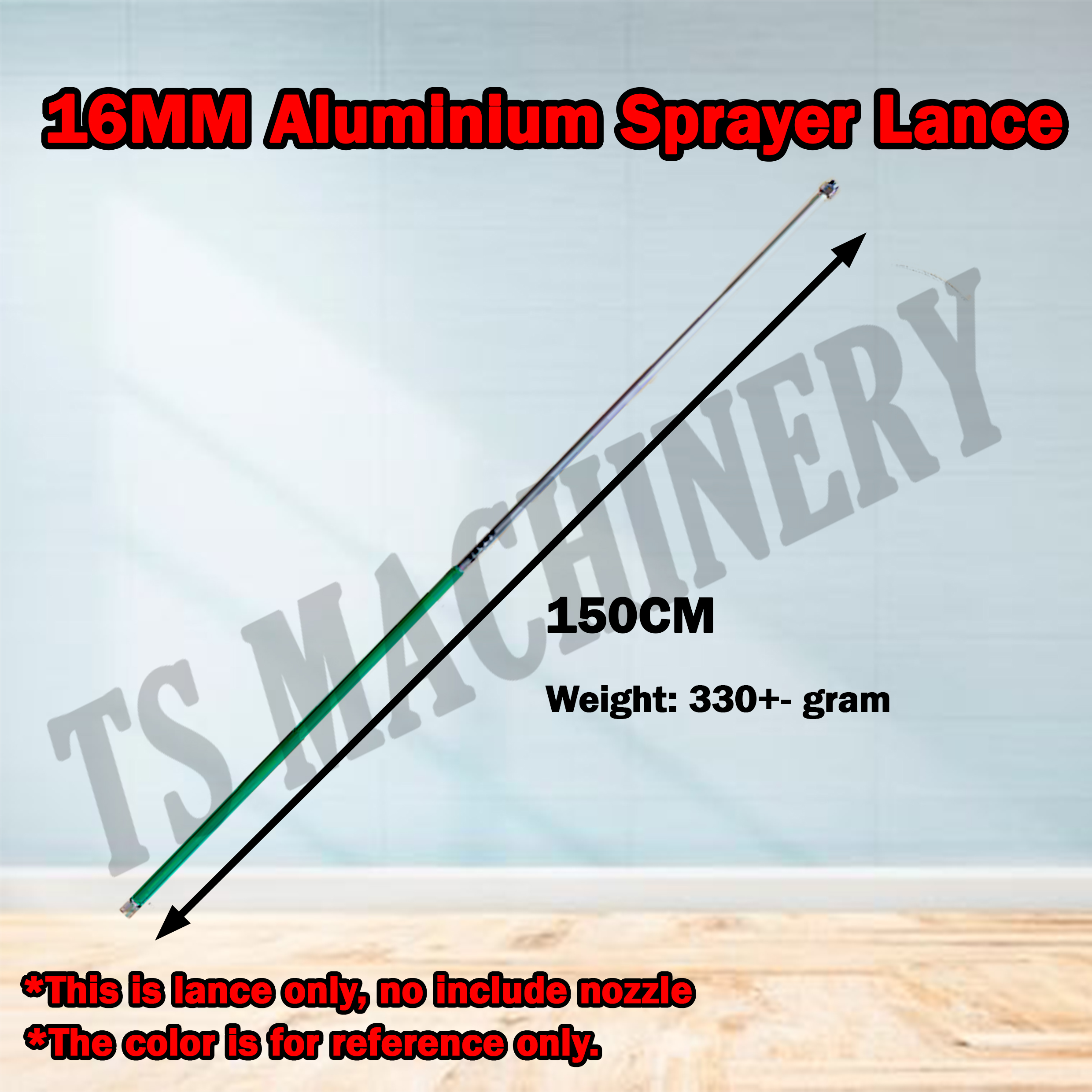 Aluminium Power Spray Lance Rod 16mm 120cm 150cm 180cm Durian Tree ...