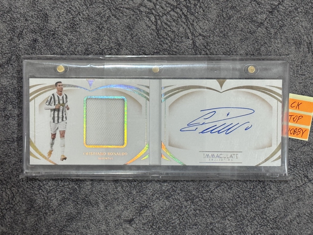 2020-21 Panini Immaculate Cristiano Ronaldo /99 On Card Autograph ...