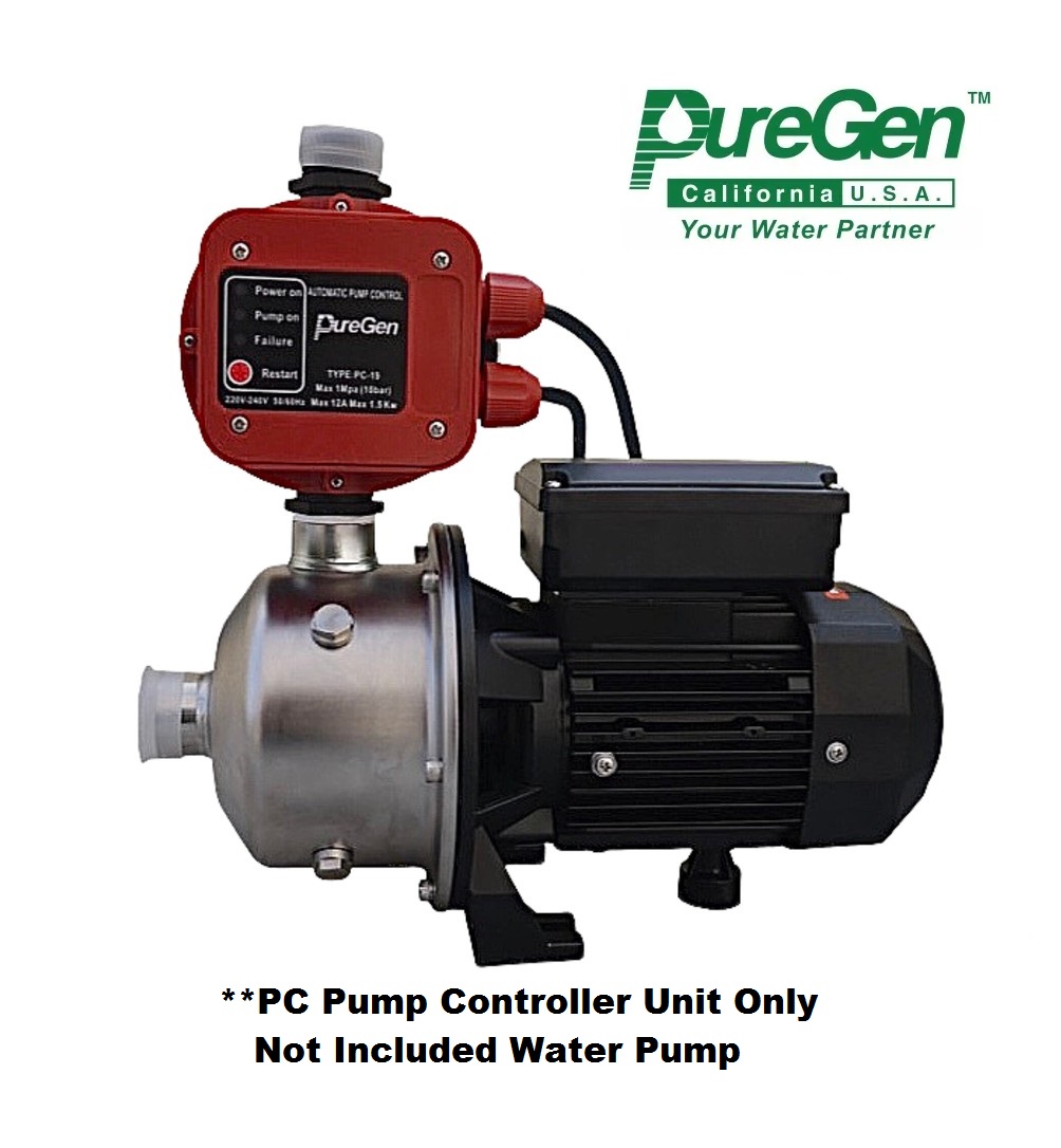 Puregen PC-19 Automatic Water Flow Pump Control Unit 1.1kW / 1.5Hp ...