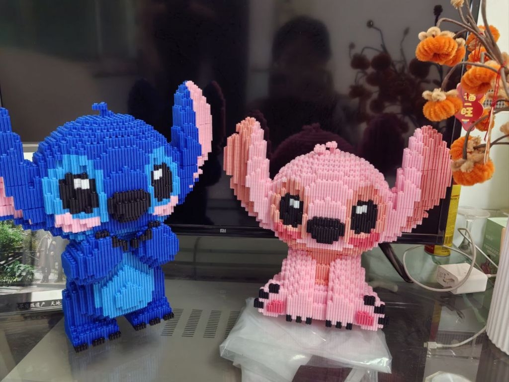 33-46cm Stitch and Angel Stitch Building Blocks [Connection Block ...