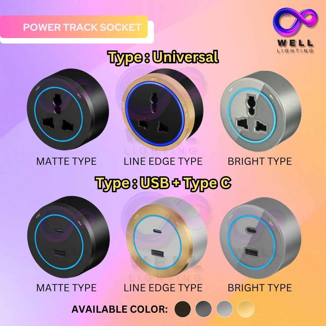 🔥TERBARU🔥Soket Suis Power Track 32A Surface Track Rail 13A Socket ...