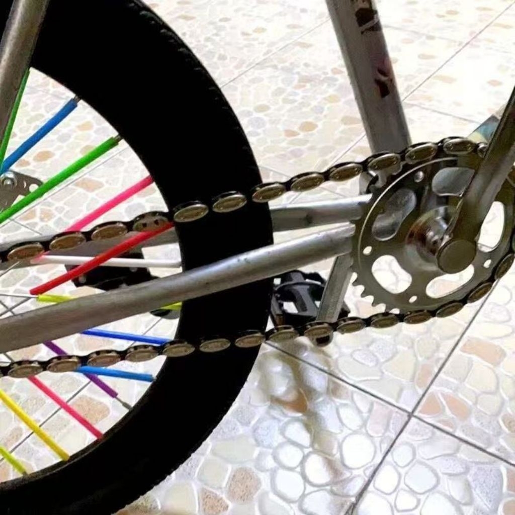 wongcycleshop@Rantai Fixie Vintage Olive Chain 100L Rantai Basikal ...