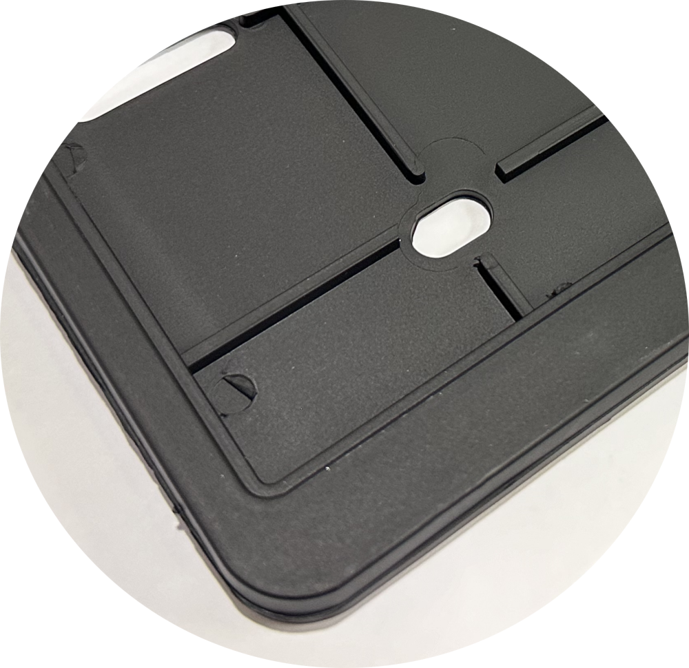 BOSOKO LONG SQUARE Number Plate License Frame Cover - Black/Silver/Red ...