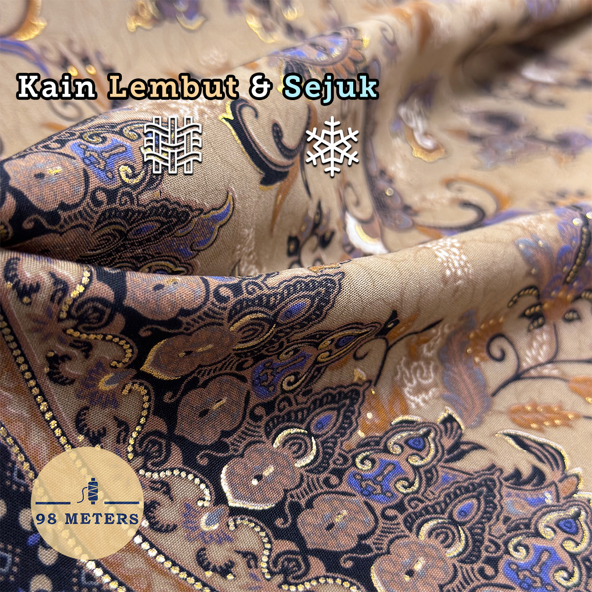 [🔥HOT SALES🔥] KAIN CORAK BATIK DESIGN BIDANG 45” TERBARU OPEN METER ...