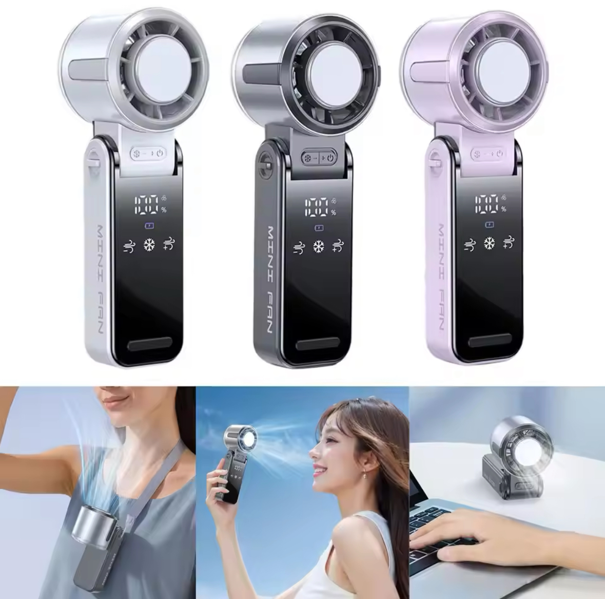 MG Handheld Fan Portable Fan Turbo High Speed Kipas Tangan Mini Fan ...