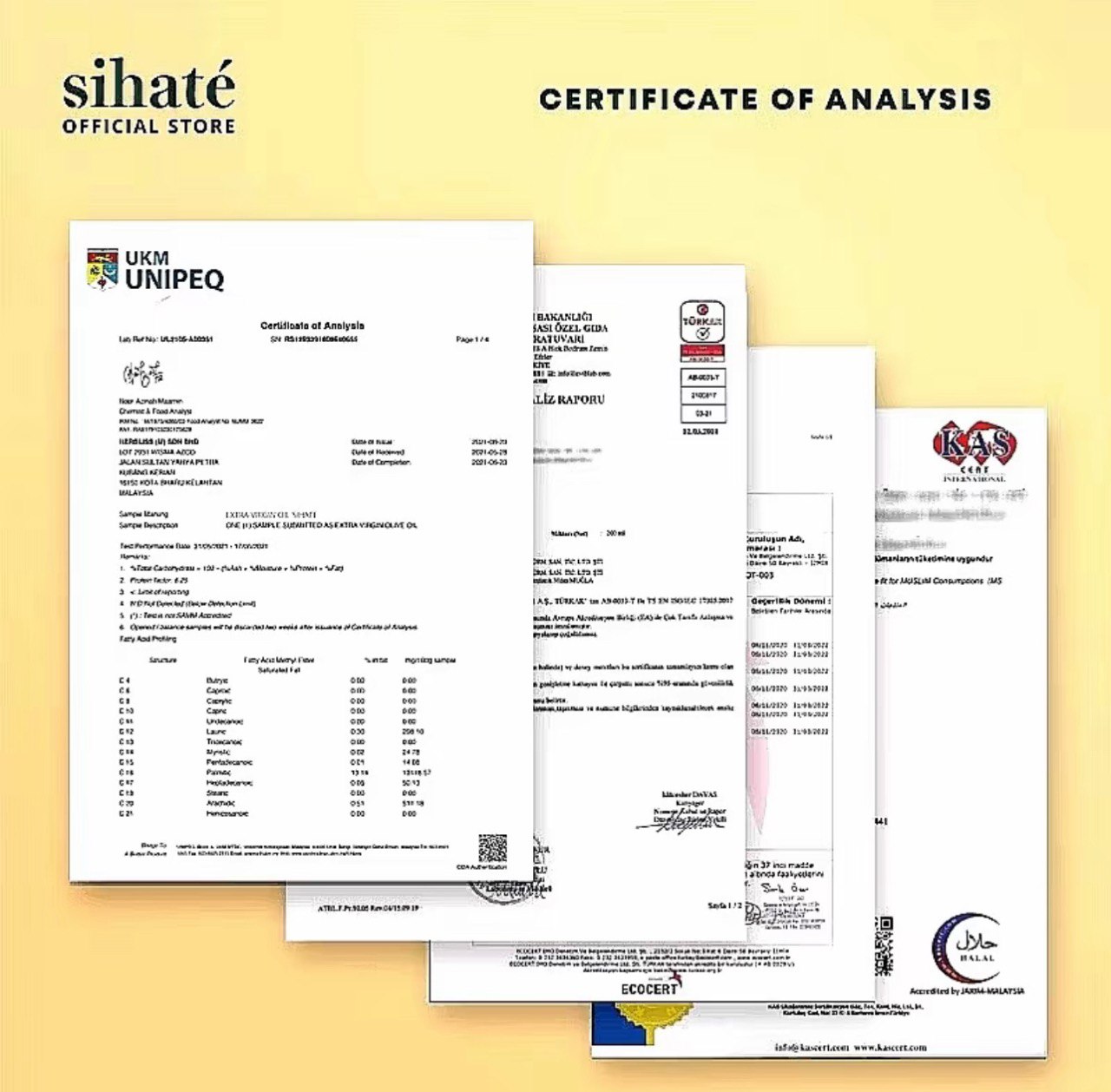 Sihate' Extra Virgin- Early Harvest- Premium Dan 100% Organik- Sijil ...