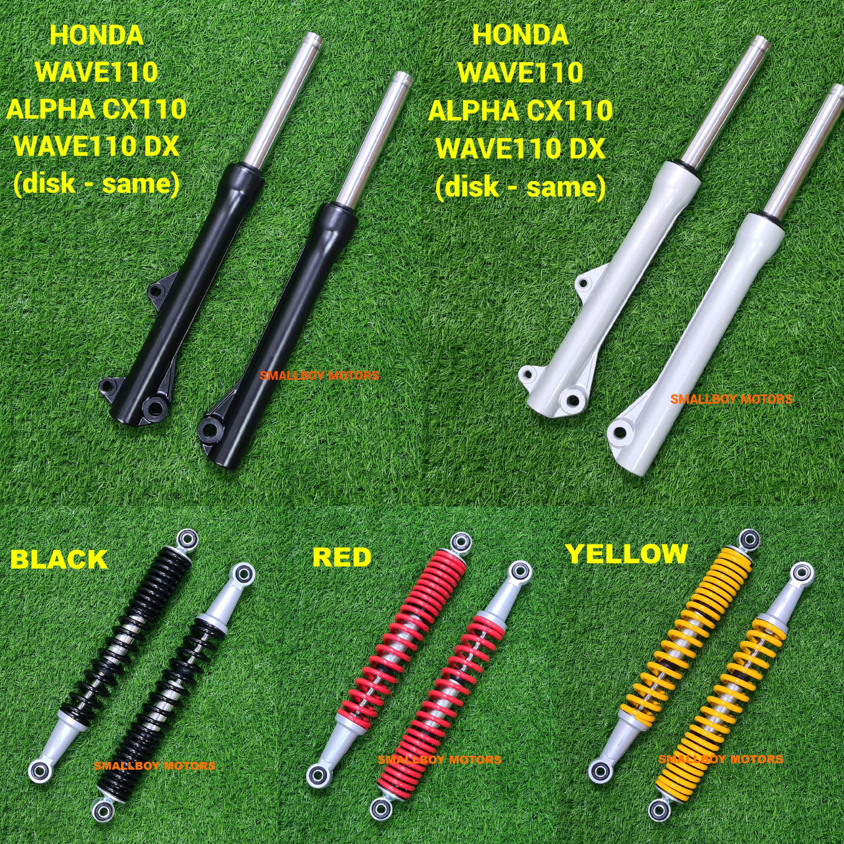 HONDA WAVE110 DX WAVE ALPHA CX110 FRONT REAR MONOSHOCK ABSORBER MONO ...