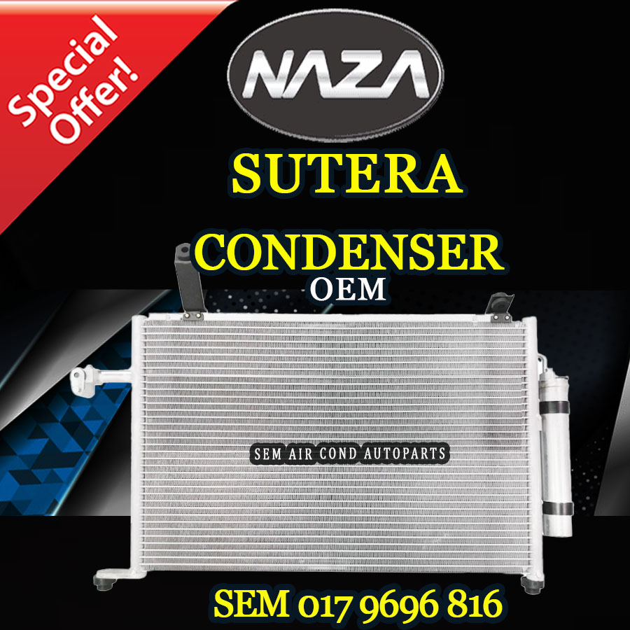 NAZA SUTERA OEM NEW CONDENSER/ KONDENSER (CAR AC AIRCOND SYSTEM ...