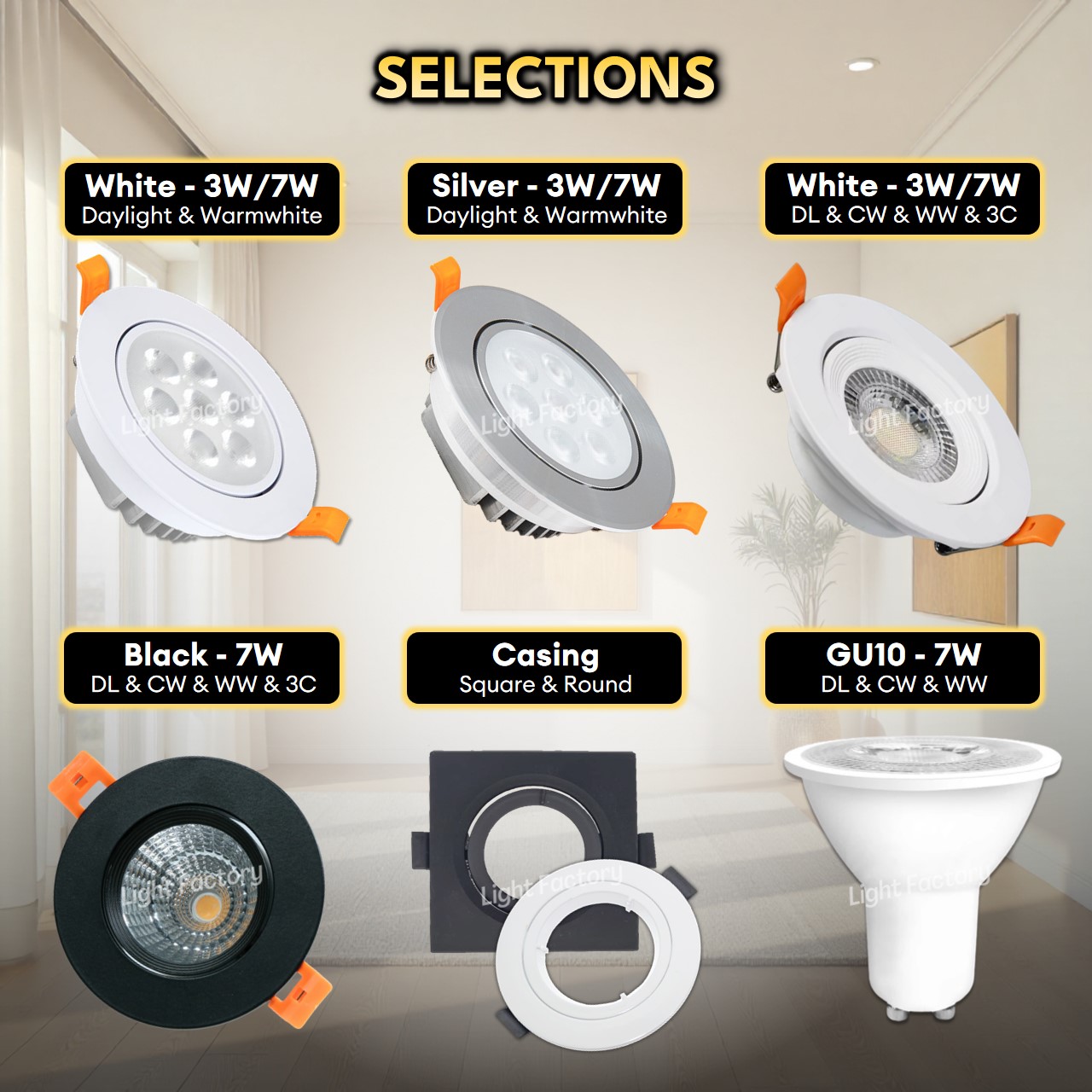 🔥HOT🔥LED Recessed Eyeball 3W | 7W LED Spotlight Recessed Light Recessed ...
