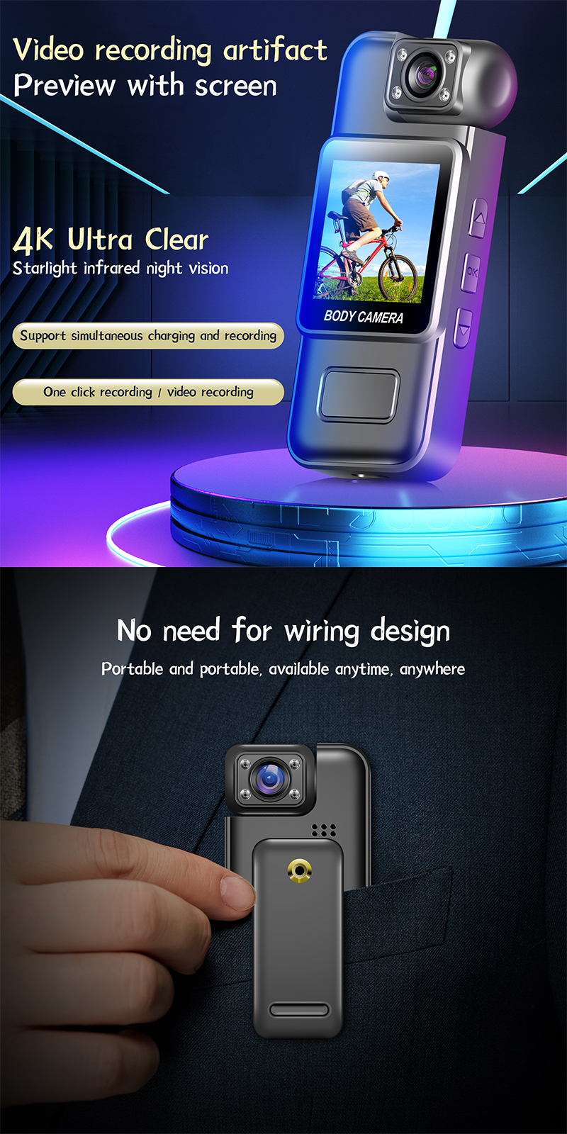 4K Action Digital Camera 1.3