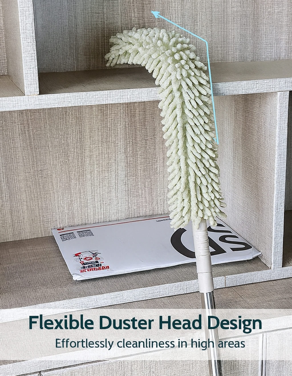 Chenille Dust Duster Feather Cleaning Tool Telescopic Extendable ...