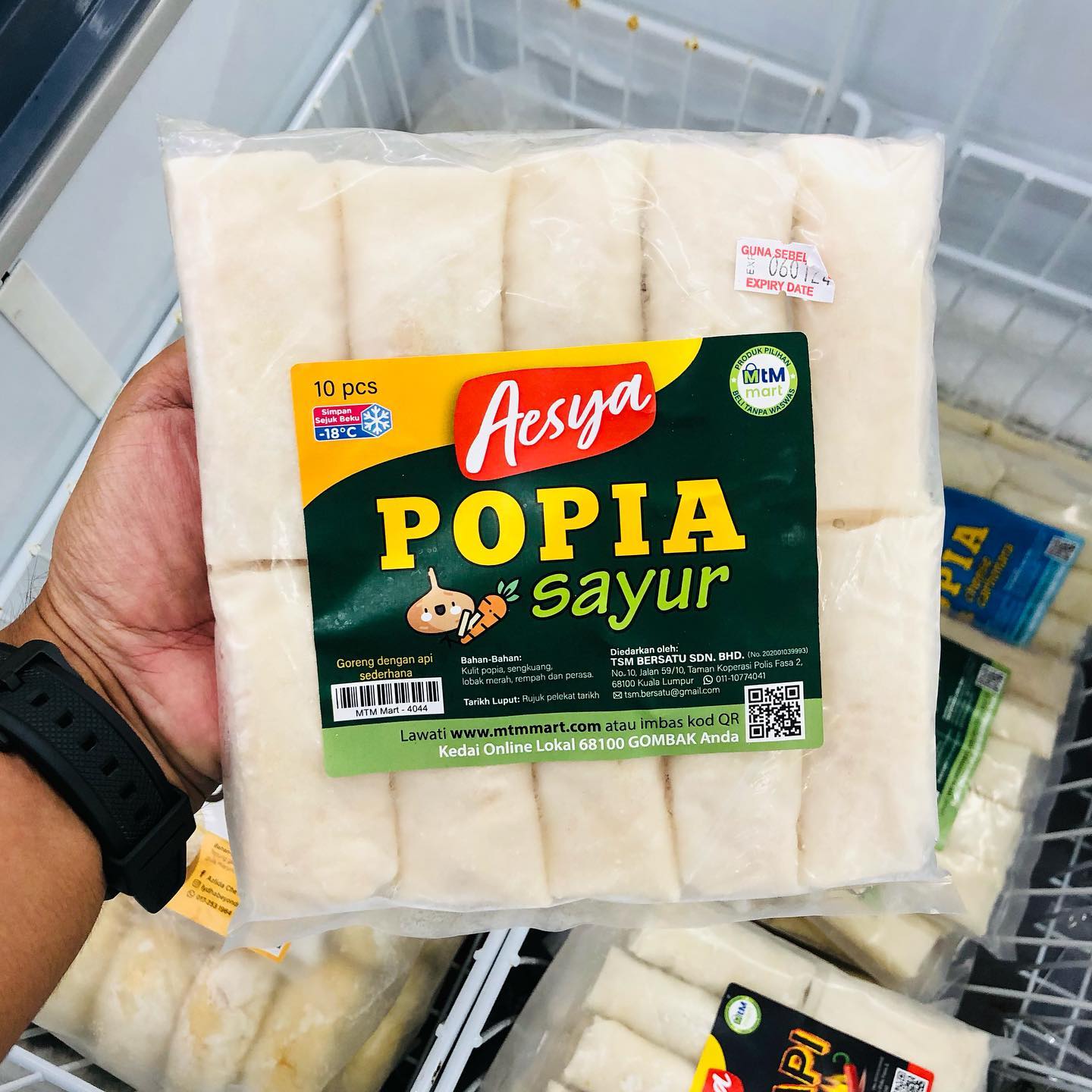 AESYA Popia | Spring Rolls Sayur/Cheese Carbonara/Api Berapi 10's ...