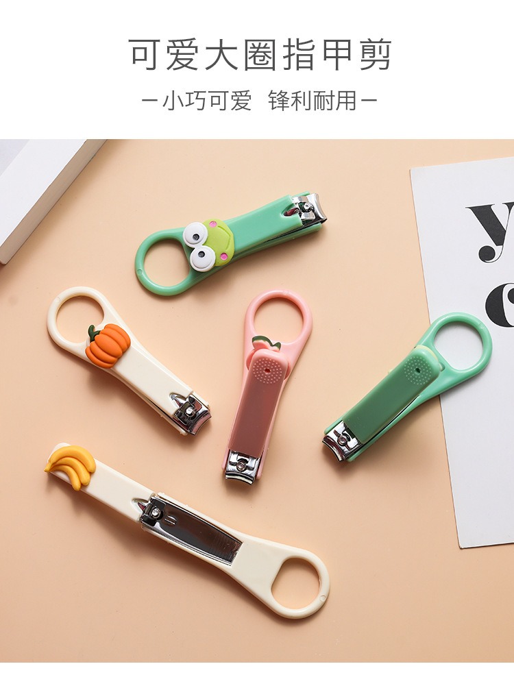 MILLIE Stainless Steel Safety Nails Cutter Baby Cartoon Finger Trimmer ...