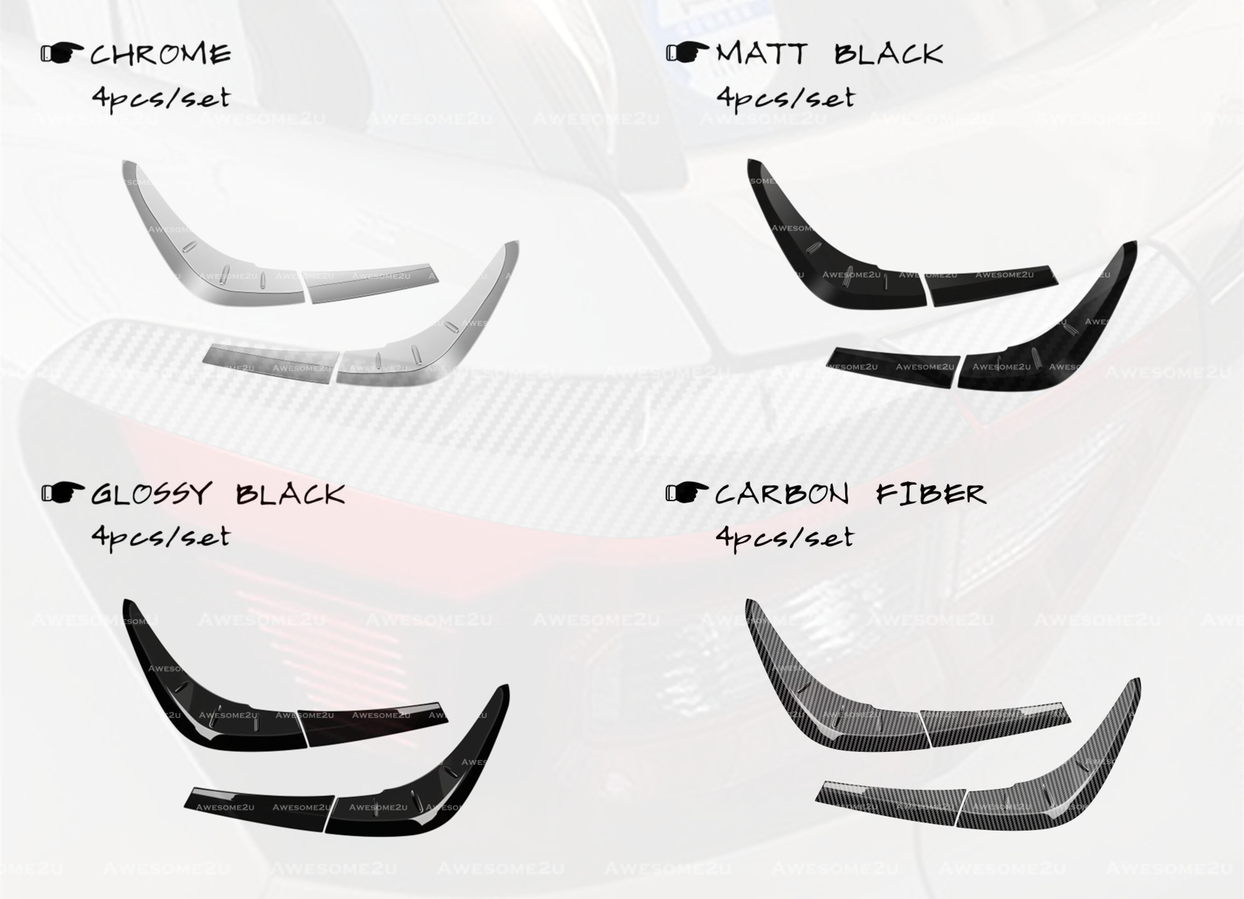 Awesome2u Perodua Ativa Sportivo Rear Tail Lamp Lid Cover Lampu ...