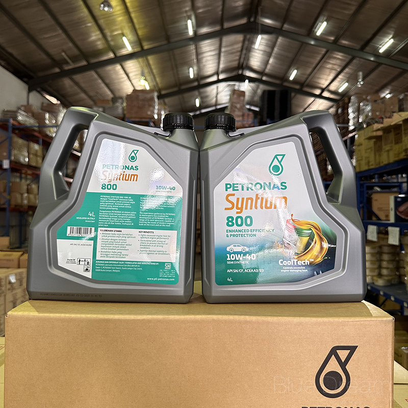 10W40Petronas Semisynthetic Syntium800 engine oil (4 L) for all petrol