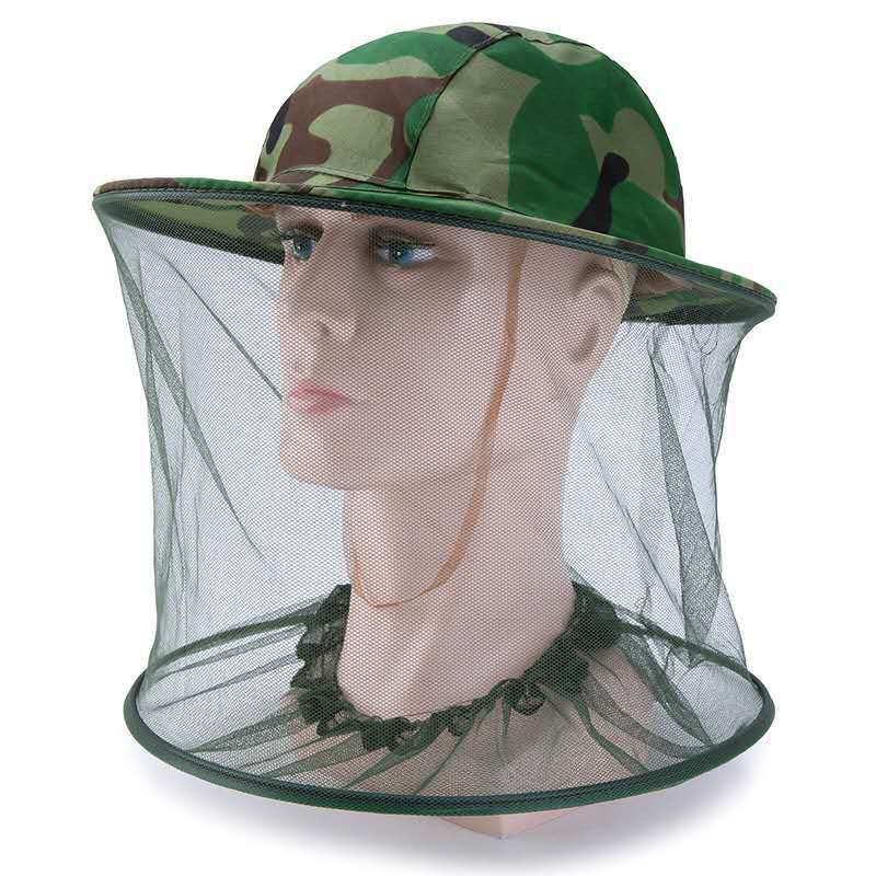 Anti Mosquito Cap Bee Net Topi Anti Nyamuk Lebah Kebun Topi Pelindung ...