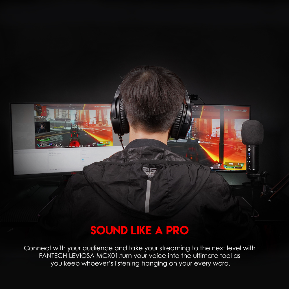 Fantech Condenser MICROPHONE MCX01 MCX03 LEVIOSA Microphone USB for PC