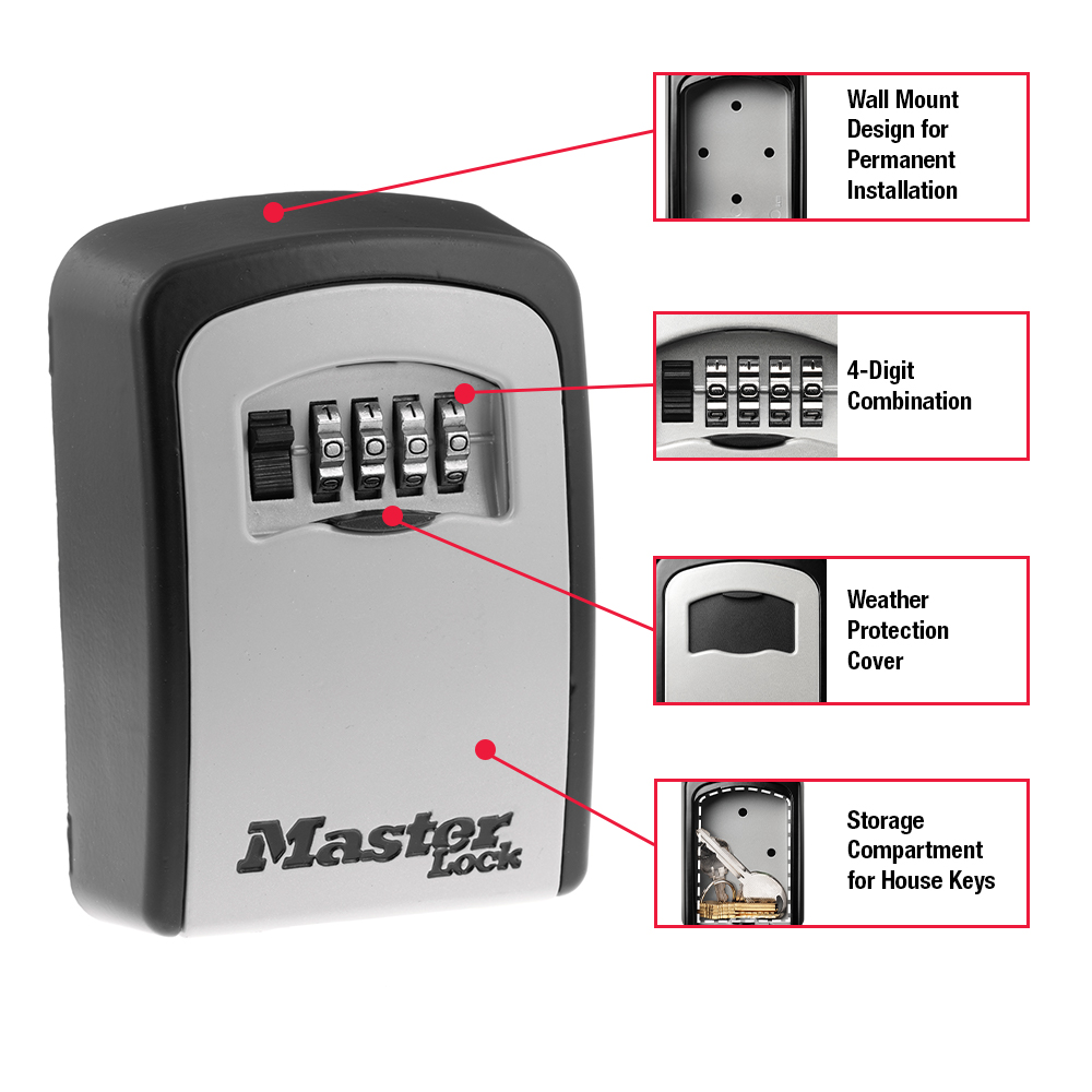 Master Lock 5401D Wall Mount Lock Box | Shopee Malaysia