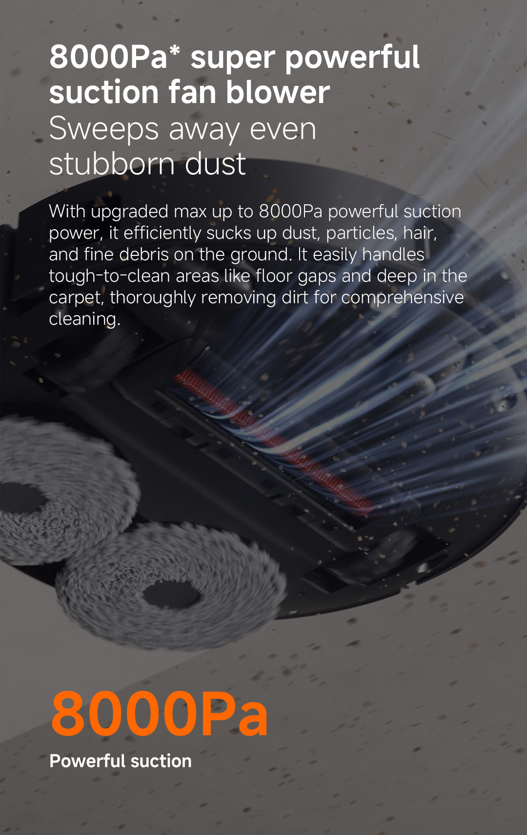 [NEW]Xiaomi Robot Vacuum X20 Max 8000Pa/Extendable mop arm/haircutting