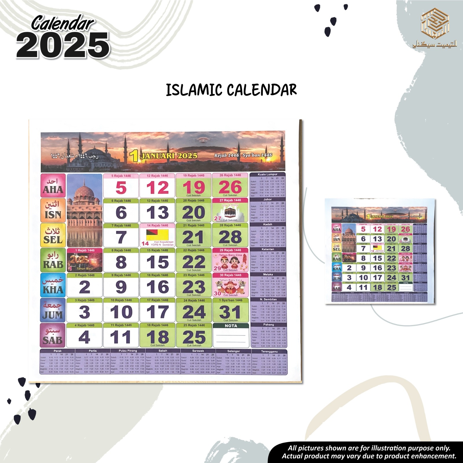 [KALENDAR 2025 CUSTOM GAMBAR SENDIRI|WALL CALENDAR HORSE KALENDAR KUDA ...