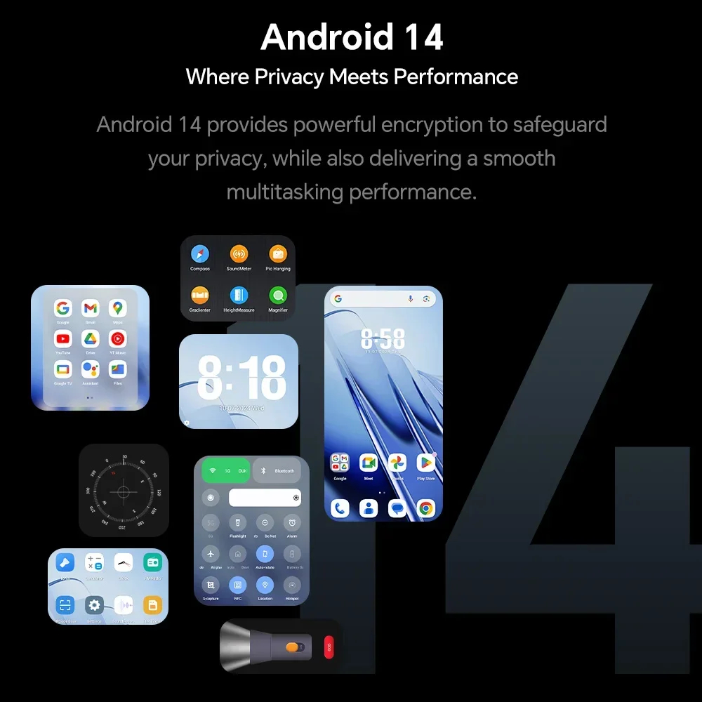 【In Local】Oukitel WP52 5G Rugged Smartphone Android14 16GB+256GB ...