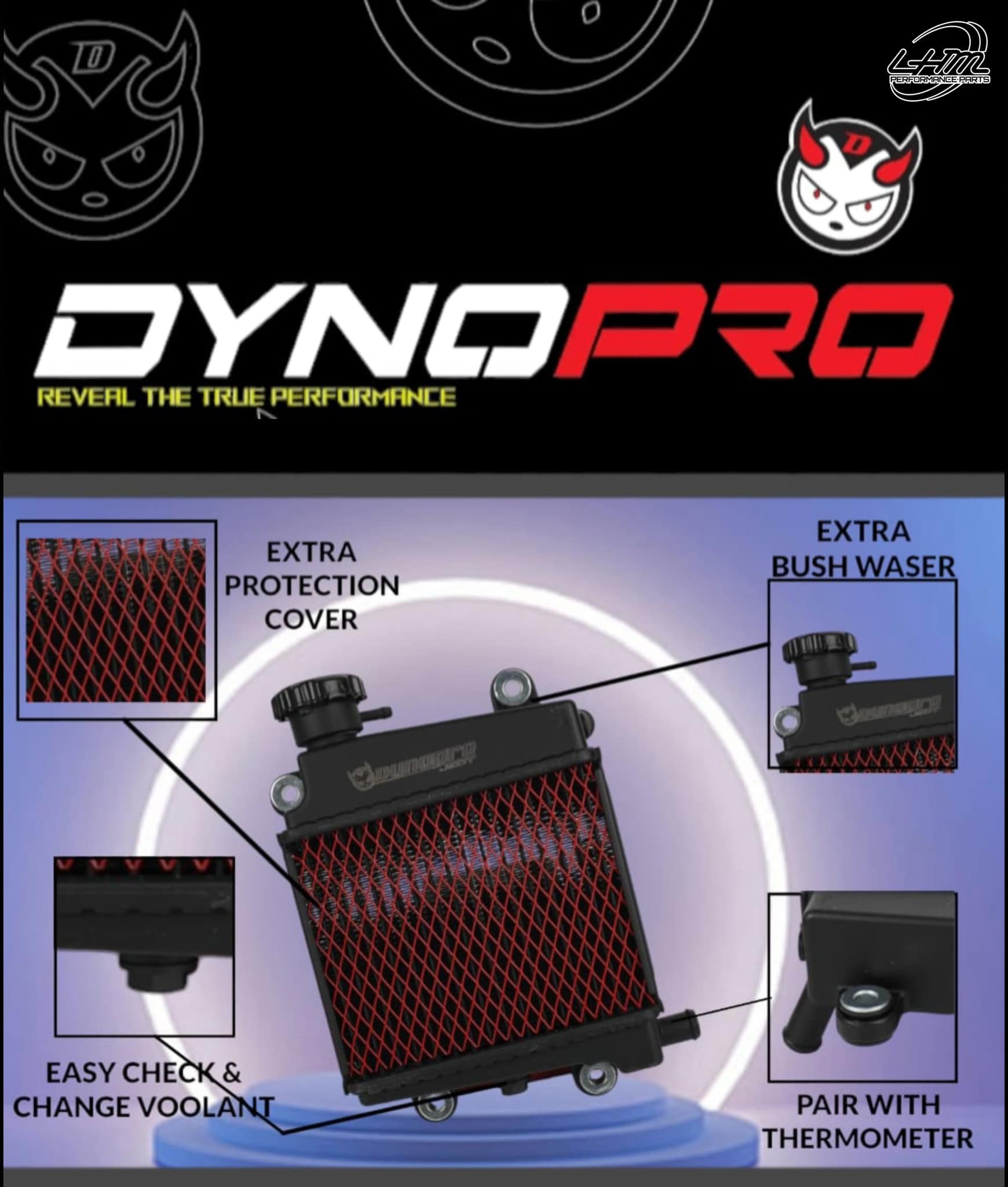 NVX NMAX V1 V2 DYNOPRO RADIATOR RACING DOUBLE LAYER 350ML YAMAHA NVX155 ...